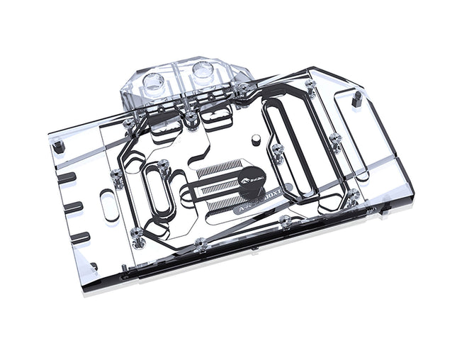 Bykski Full Coverage GPU Water Block and Backplate for ASUS DUAL 6600XT O8G OC Edition (A-AS6600XT-X)