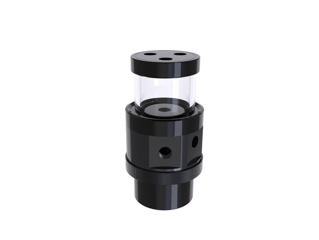 Bykski Complete D5 Pump / 60mm PMMA Reservoir Combo, Armored / POM - Black - Integrated 5V Addressable RGB (CP-NWD5-X-CT60-V3-BK)