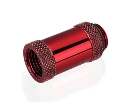 Bykski G 1/4in. Male/Female Extension Coupler - 30mm (B-EXJ-30) - Red