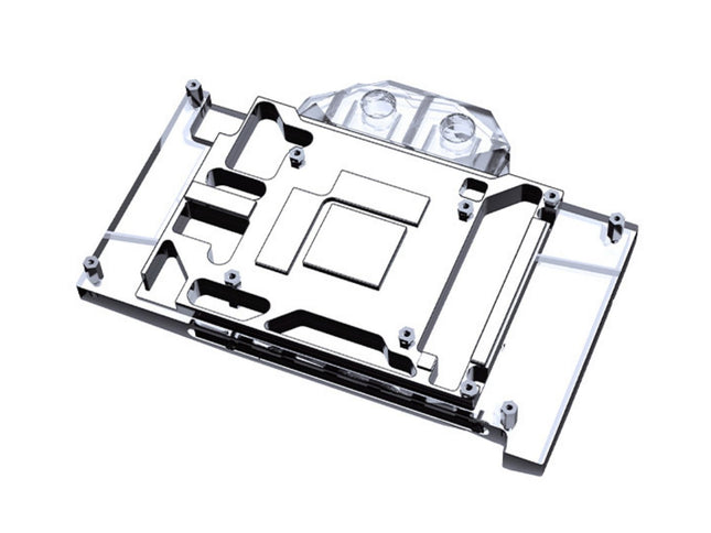 Bykski Full Coverage GPU Water Block and Backplate For ZOTAC GeForce RTX 4060Ti 8GB X GAMING OC (N-ST4060TIXG-X)