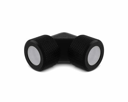 PrimoChill 14mm Rigid SX 90 Degree Fitting Set - PrimoChill - KEEPING IT COOL TX Matte Black