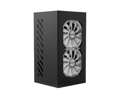 Bykski 240mm External Liquid Cooling Station, 120mm x 2, Dual Fan, Black (B-240-WCD-X)