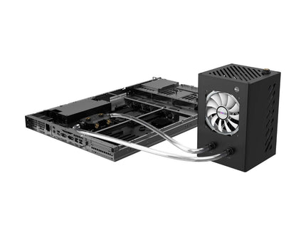 Bykski 120mm External Liquid Cooling Station, 120mm x 1, Single Fan, Black (B-120-WCD-X)