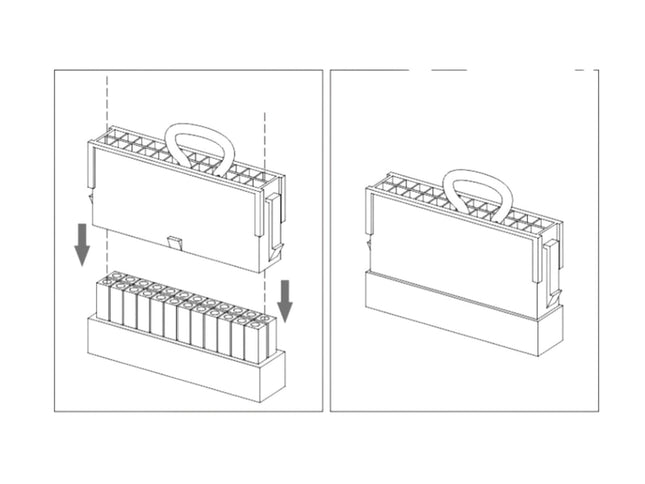 Bykski 24-Pin Power Supply Jumper Connector (B-24PWSTR)