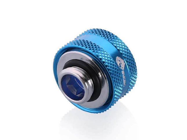 Bykski Anti-Off Rigid 16mm OD Fitting - Blue (B-FTHTJ-L16) - Blue