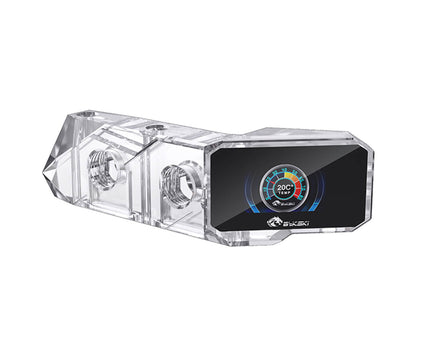 Bykski GPU Block 90 Degree Digital Display Module (B-VGA-SC-FX) - PrimoChill - KEEPING IT COOL Clear