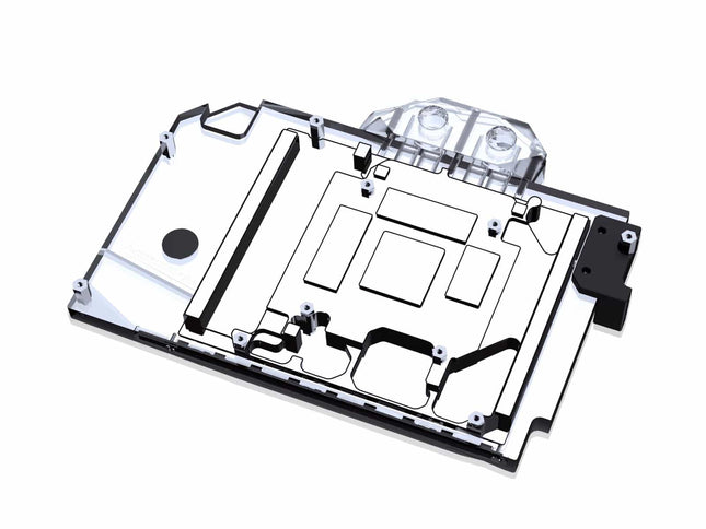 Bykski Full Coverage GPU Water Block and Backplate for ASUS ROG Strix GeForce RTX 4080 (N-AS4080STRIX-X)