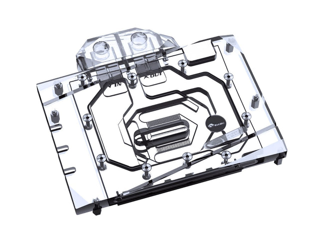 Bykski Full Coverage GPU Water Block and Backplate For MAXSUN GeForce RTX 4070 Ti iCraft OC 12G (N-MX4070TI-X)