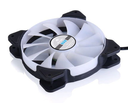 Bykski 120mm x 25mm 12V RGB LED High Pressure Fan - 1500 RPM / 64.8 CFM (CF-RGB-X-V2)