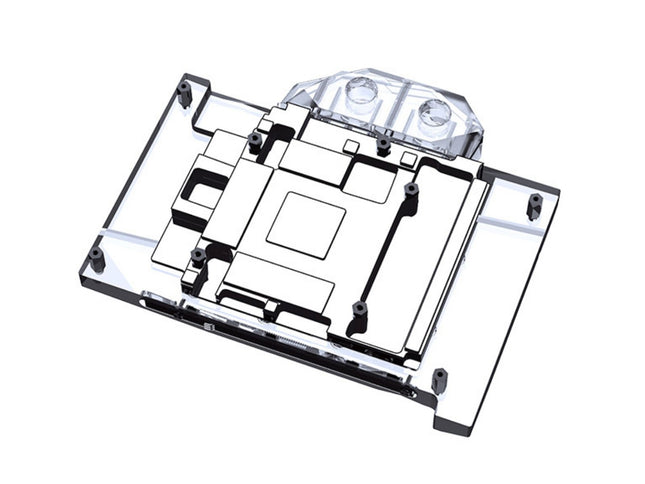 Bykski Full Coverage GPU Water Block and Backplate For Manli GeForce RTX 4070 Super (SELECT MODELS ONLY) (N-ML4070S-X)