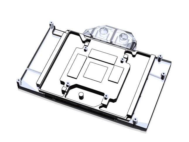 Bykski Full Coverage GPU Water Block and Backplate for NVIDIA GeForce RTX 4080 AIC Reference (N-RTX4080H-X)