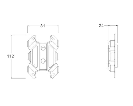 Bykski CPU-XPH-T8 CPU Water Cooling Block - Full Metal - Nickel Plated - Black Accent (AM4 / AM3 / AM2 / FM2 / FM1)