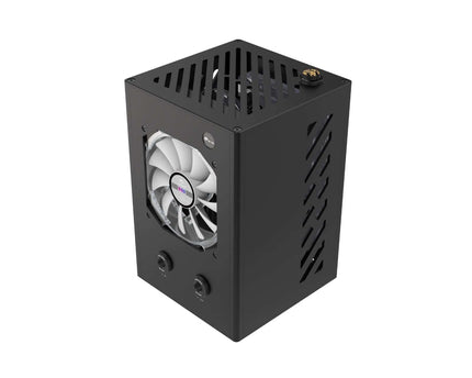 Bykski 120mm External Liquid Cooling Station, 120mm x 1, Single Fan, Black (B-120-WCD-X)