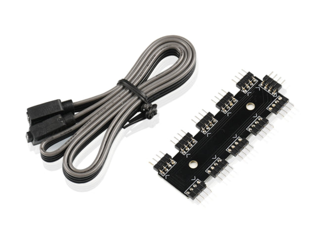 Bykski 1 to 10 12V RGB  Synchronization / Expansion Bus (B-MBDT-1TO10-RGB)