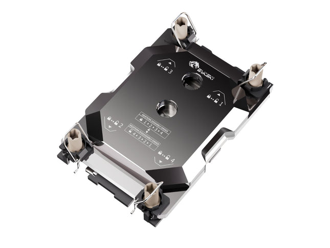 Bykski CPU-SR4677-X Intel Sapphire Rapids CPU Water Cooling Block - Full Metal - Nickel Plated - Gray (LGA 4677/Socket E)