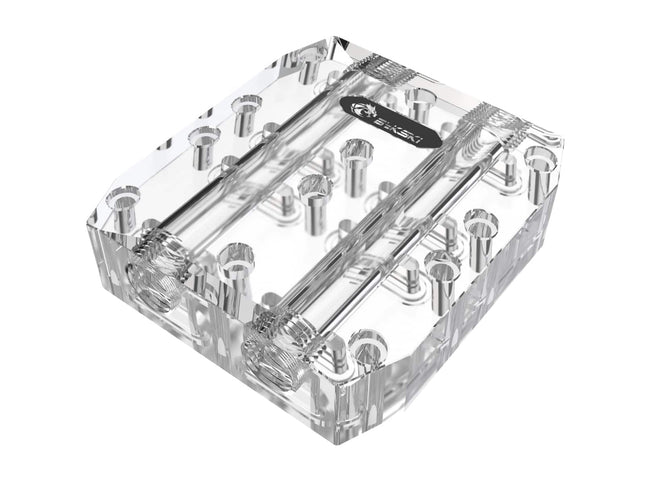 Bykski Dual GPU 40mm SLI/CF Connection Bridge Block for TC Blocks - (B-L2-2WAY-TC)