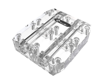 Bykski Dual GPU 40mm SLI/CF Connection Bridge Block for TC Blocks - (B-L3-2WAY-TC)