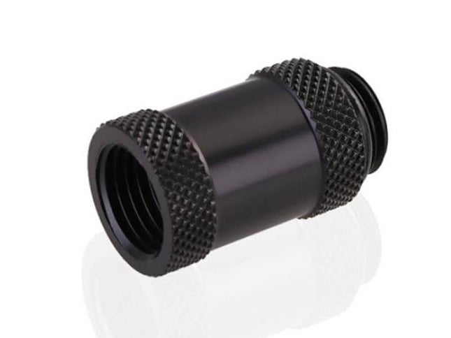 Bykski G 1/4in. Male/Female Extension Coupler - 25mm (B-EXJ-25) - Black