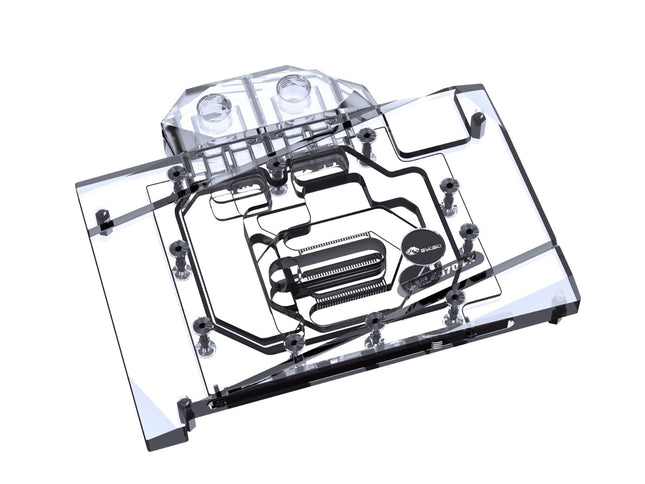 Bykski Full Coverage GPU Water Block and Backplate For Manli GeForce RTX 4070 Super (SELECT MODELS ONLY) (N-ML4070S-X)