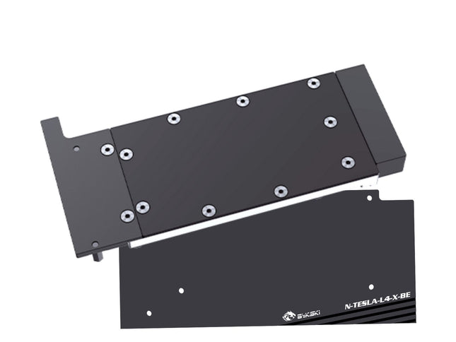 Bykski Durable Metal/POM GPU Water Block and Backplate for NVIDIA TESLA L4 (N-TESLA-L4-X) - Continuous Usage