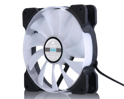 Bykski 120mm x 25mm 12V RGB LED High Pressure Fan - 1500 RPM / 64.8 CFM (CF-RGB-X-V2)