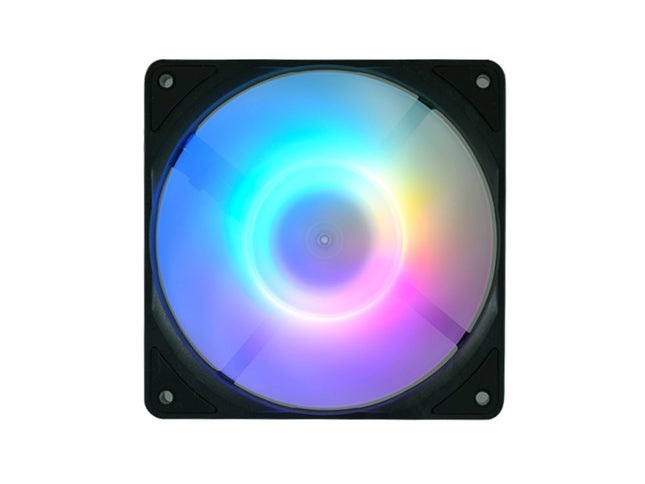 Bykski 9 Blade High Volume 120mm PWM - 5V Addressable RGB(RBW) LED Fan - 3000 RPM / 101.65 CFM / 45.6 DBA (CF-RBW3000EX-X)