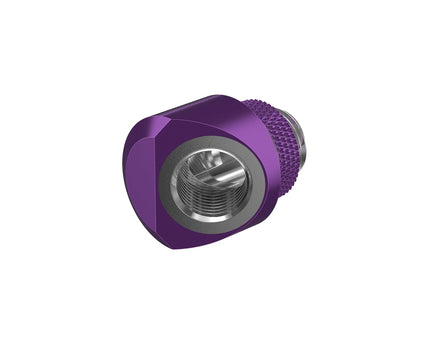 BSTOCK:PrimoChill InterConnectSX Flat 45 Degree Rotary Fitting (FAF45) – Candy Purple