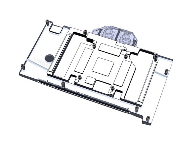 Bykski Full Coverage GPU Water Block and Backplate For MSI GeForce RTX 4090 GAMING X SLIM 24G (N-MS4090DGMSL-X)