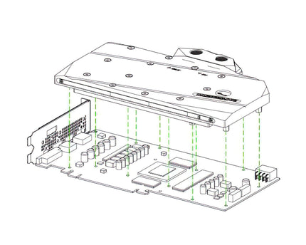 Bykski Full Coverage GPU Water Block for ASUS RTX 2060 (N-AS2060SI-X-V2)