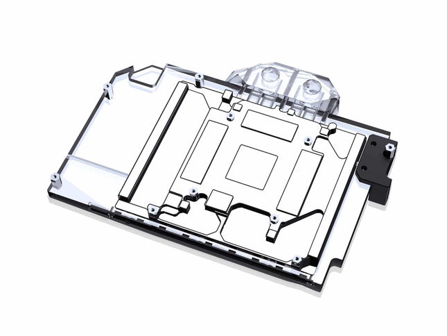 Bykski Full Coverage GPU Water Block and Backplate for ASUS ROG Strix GeForce RTX 4090 (N-AS4090STRIX-X-V2)