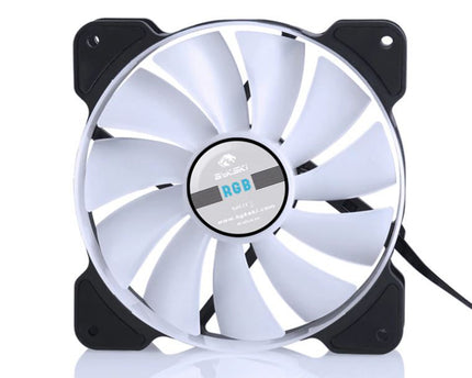 Bykski 120mm x 25mm 12V RGB LED High Pressure Fan - 1500 RPM / 64.8 CFM (CF-RGB-X-V2)