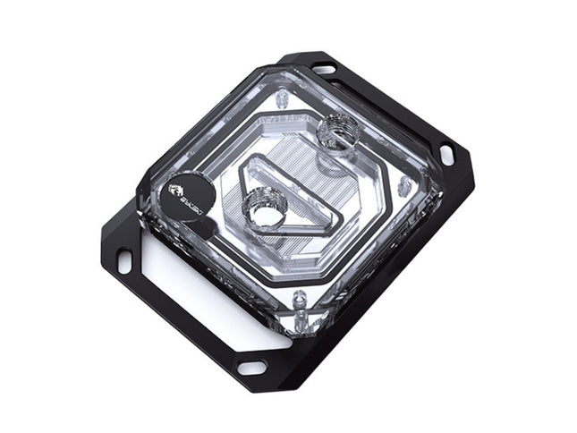 Bykski CPU-XPR-C-M High-Efficiency CPU Water Cooling Block - Featuring High Flow Optimized 0.2mm Fins - Clean Design - for AMD Ryzen 3/5/7/9 (AM4/AM5) - Black