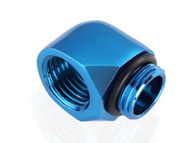 Bykski G1/4 Male to Female 90 Degree Elbow Fitting (B-D90) - Blue