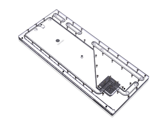 Bykski Distro Plate For Thermaltake Core P8 GT - PMMA w/ 5v Addressable RGB (RBW) (RGV-TT-P8-P-K) - DDC Pump With Armor