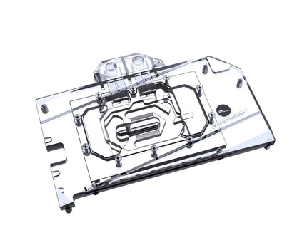 Bykski Full Coverage GPU Water Block and Backplate For ASUS STRIX GeForce RTX 4070/SUPER 012G GAMING (SELECT MODELS ONLY) (N-AS4070SSTRIX-X)