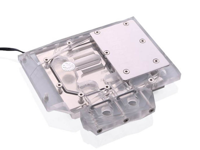 Bykski Full Coverage GPU Water Block For  MSI GTX 1660 / RTX 2060 Ventus - Clear (N-MS2060VTS-X)