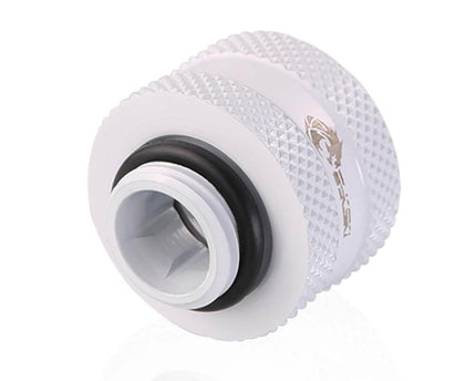 Bykski Rigid 16mm OD Fitting V2 - White (B-HTJV2-L16) - White