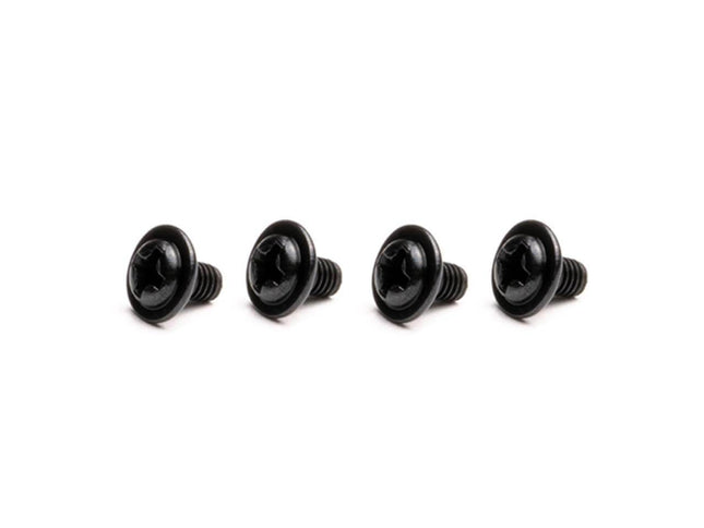 Washer Head Radiator Screws - M3 x 5mm - Black - 4 Pack - PrimoChill - KEEPING IT COOL