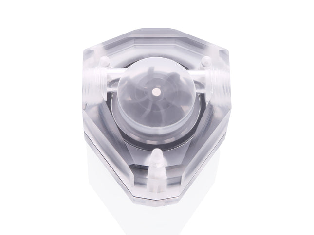 Bykski 2-Way Diamond Flow Indicator - Clear (B-FMPA-DM-X) - PrimoChill - KEEPING IT COOL