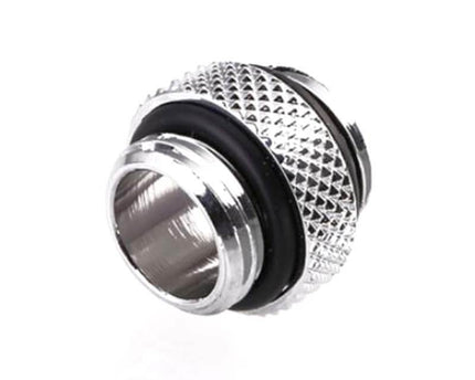 Bykski G1/4 Dual Male Extension Coupler - Mini (B-DTJ-MI) - PrimoChill - KEEPING IT COOL Silver