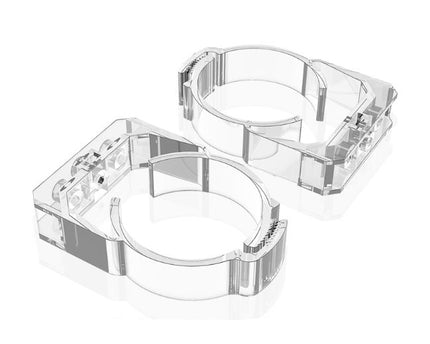 Bykski 60mm Thick Reservoir Mounting Clip - Clear - 2 Pack (B-CT60-RB-V2) - PrimoChill - KEEPING IT COOL