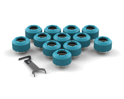 PrimoChill 1/2in. Rigid RevolverSX Series Fitting - 12 pack - PrimoChill - KEEPING IT COOL TX Matte PrimoBlue