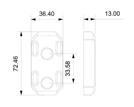 Bykski Distro Plate CPU Port Adjustment Module (RGV-TR10-V3) - PrimoChill - KEEPING IT COOL