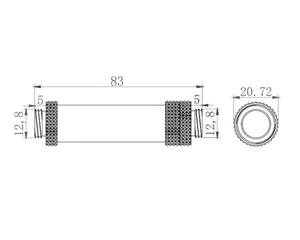 Bykski G 1/4in. SLI/CF Expansion Joint - 83mm-110mm (CC-EXPJ-83-X) - PrimoChill - KEEPING IT COOL