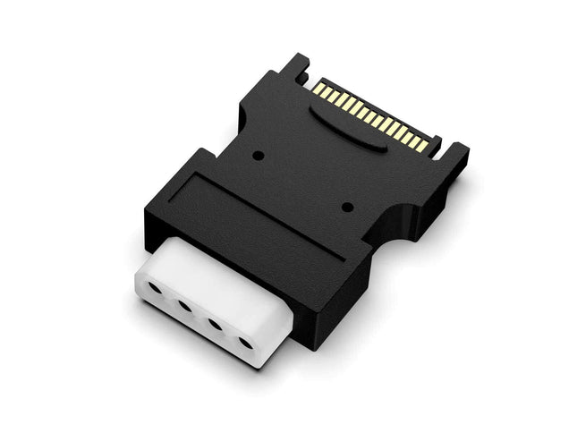 PrimoChill 15-Pin Male SATA to Molex 4-Pin Female Power Adapter - PrimoChill - KEEPING IT COOL