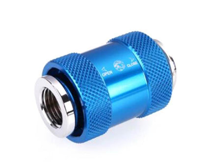 Bykski G 1/4in. Female to Female Pull Drain Valve (B-HP-DV) - PrimoChill - KEEPING IT COOL Blue