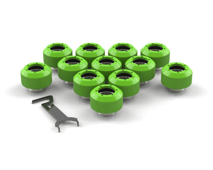 PrimoChill 1/2in. Rigid RevolverSX Series Fitting - 12 pack - PrimoChill - KEEPING IT COOL Kawa Green