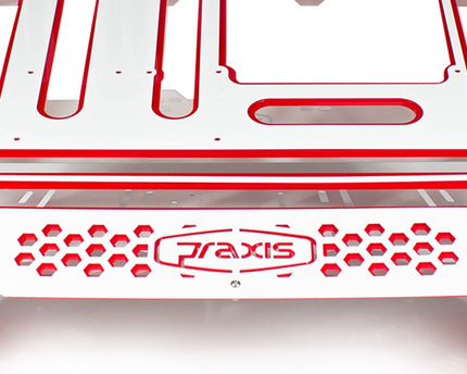 Praxis WetBench Accent Kit - Solid Red PMMA - PrimoChill - KEEPING IT COOL