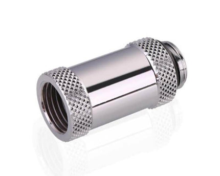 Bykski G 1/4in. Male/Female Extension Coupler - 30mm (B-EXJ-30) - PrimoChill - KEEPING IT COOL Silver