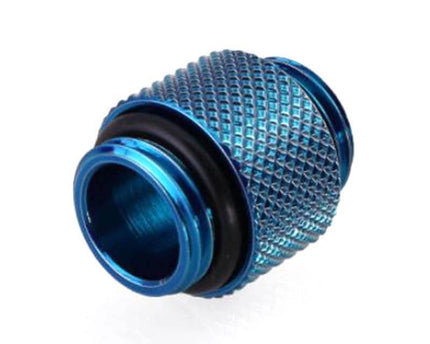 Bykski G1/4 Dual Male Extension Coupler (B-DTJ-S) - PrimoChill - KEEPING IT COOL Blue